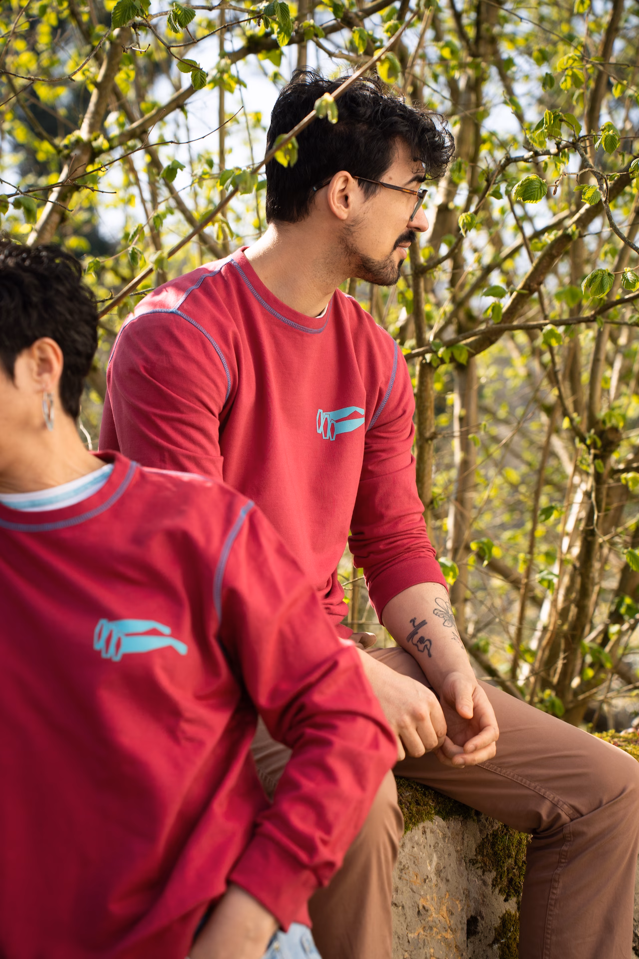 Sudadera Esencia Novalreeves Granate - Imagen 4